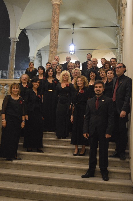 foto coro polifonico al Castello del Valentino