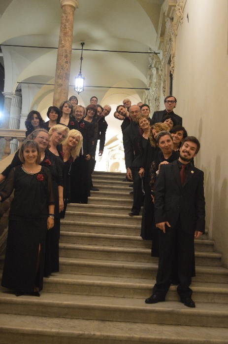 foto coro polifonico al Castello del Valentino