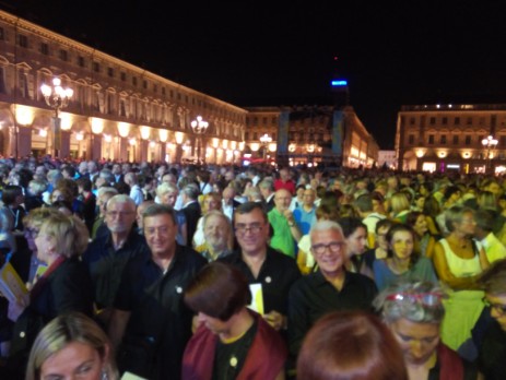 Mito Open Singing a Torino Piazza San Carlo